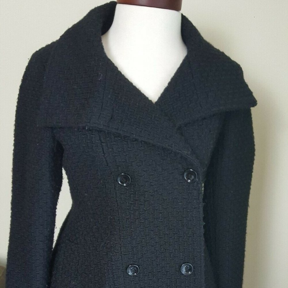 Calvin Klein Wool Blend Sweater Knit Swing Style